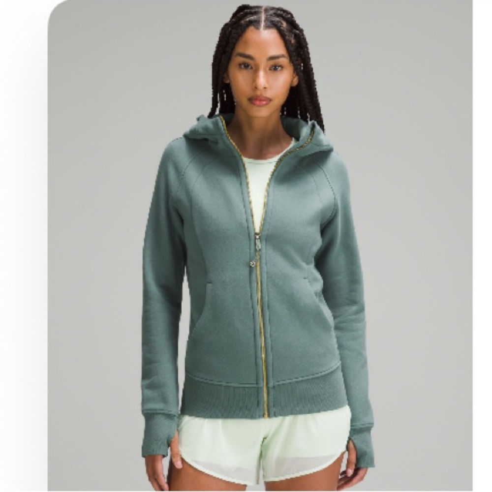 lululemon athletica Scuba Full-Zip Hoodie - Medium Forest Green